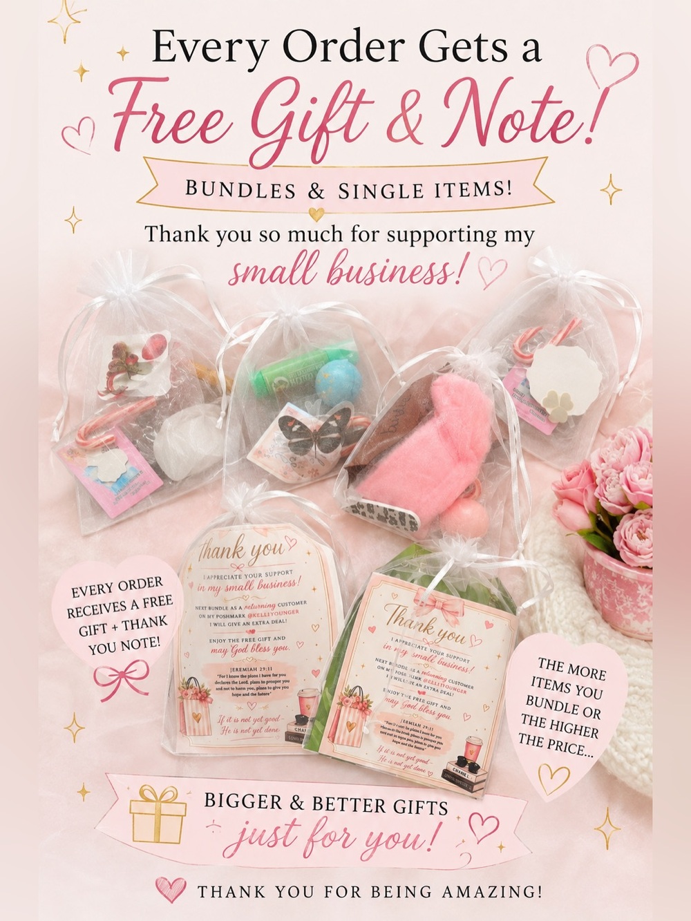 Free Gift & Note with purchase!